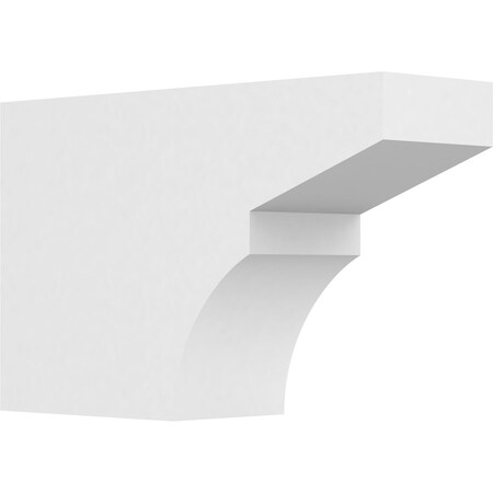 Ekena Millwork Standard Monterey Architectural Grade PVC Rafter Tail, 5"W X 10"H X 16"L RFTP05X10X16MON